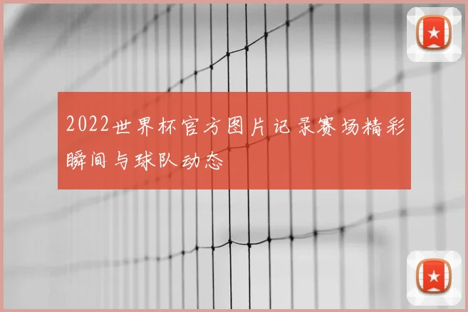 2022世界杯官方图片记录赛场精彩瞬间与球队动态